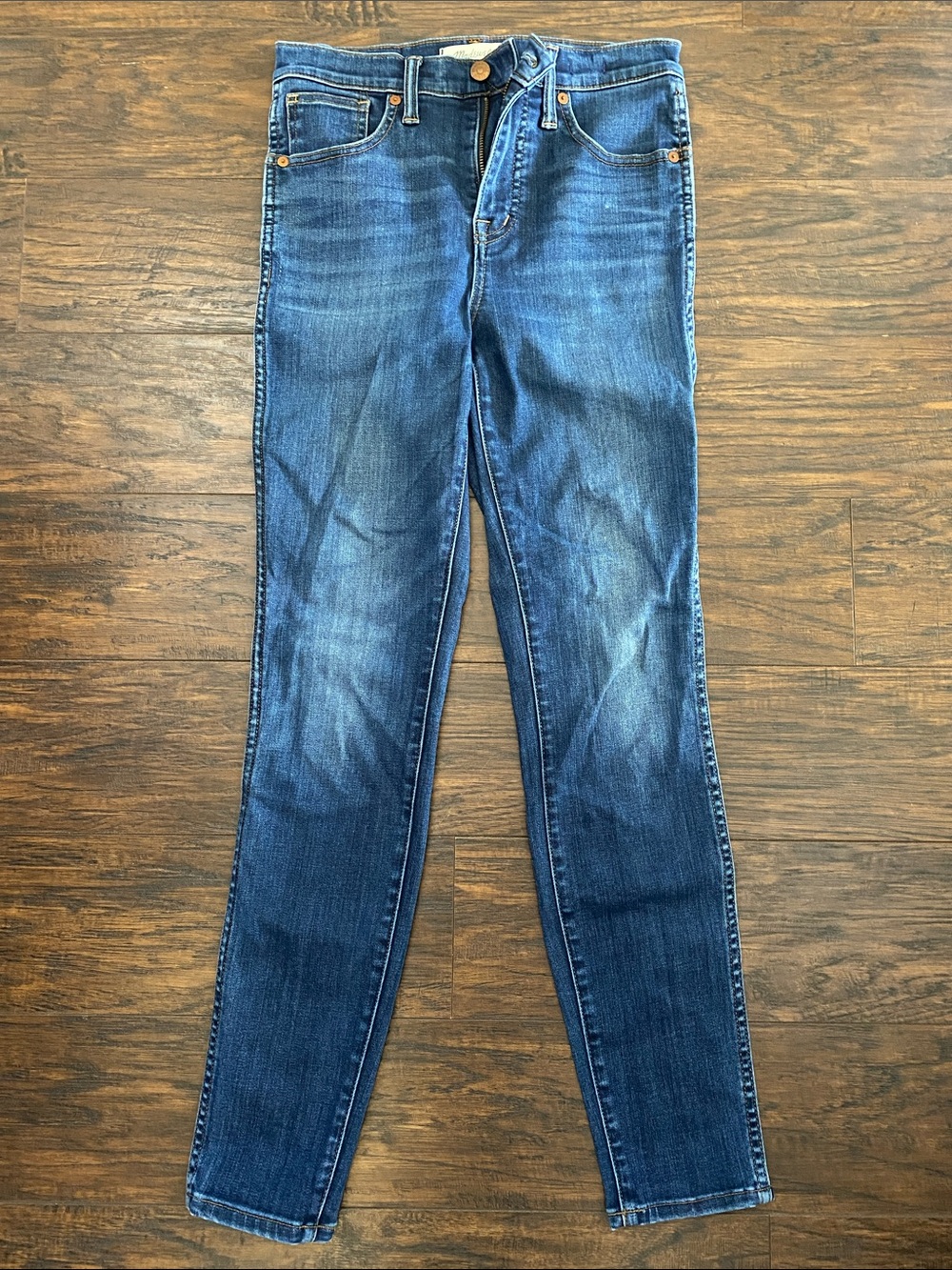 Madewell Skinny Jeans in Indigo Blue Wash